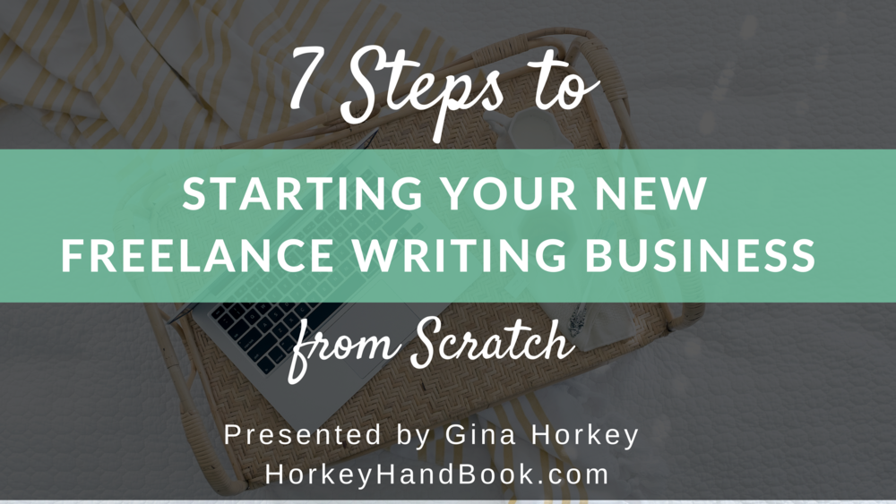 Join my friend, Gina Horkey and I next Friday (September 16) at 1pm CST to learn more about the world of freelance writing for the web. She’s going to teach us the seven steps we need to take to start a new freelance writing business from scratch in less than an hour. (Have you seen her 5 FIGURE/MONTH INCOME REPORTS on Horkey Handbook?! She knows what she's doing, friends!)
