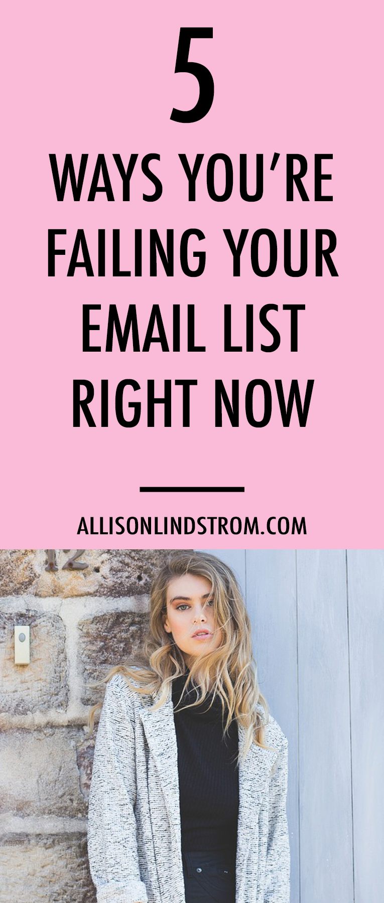 I’ve received messages from you guys saying things like, “My list isn’t growing, people don’t open my emails, and I have a high unsubscribe rate. How do I fix these things?” So today I'm talking about common email marketing mistakes AND I have a bonus workbook for you. Just check out the link above to get your copy