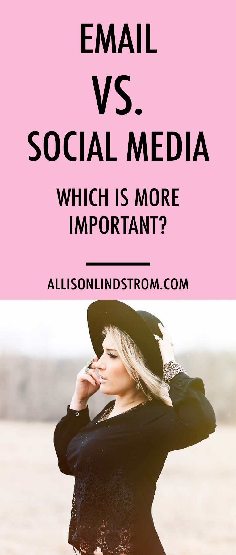 Email vs Social Media: Which is more important? || I'm talking about the infamous battle between email marketing and social media for growing your blog! Which one is better?